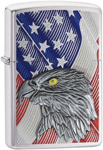 Zippo USA Flag with Eagle Emblem lighter