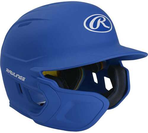 Rawlings Mach EXT Batting Helmet-Royal-JR-LH