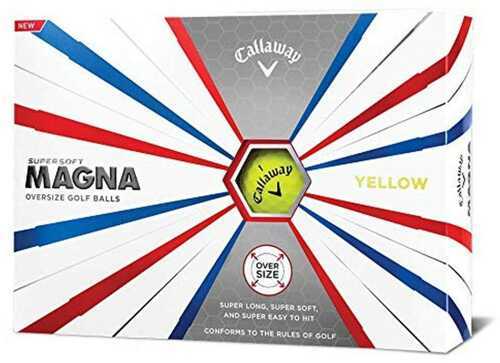 Callaway Golf Supersoft Magna Balls - Yellow Dozen