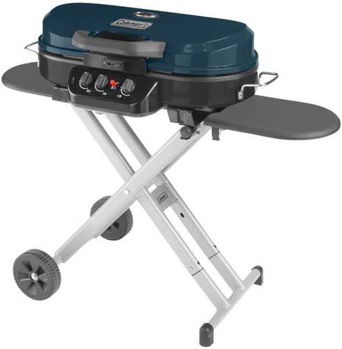 Coleman Roadtrip 285 Portable Stand-Up Propane Grill Blue