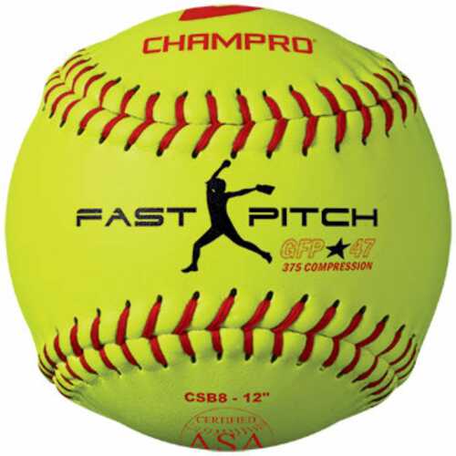 Champro ASA 12 in Fast Pitch Durahide Cover Softball Dozen