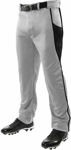 Champro Adult Triple Crown Baseball Pant Grey Black 3XL