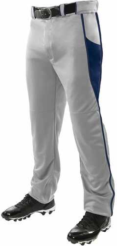 Champro Adult Triple Crown Baseball Pant Grey Navy 3XL
