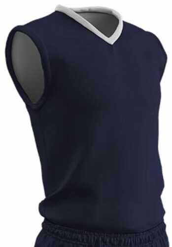 Champro Adult Clutch Basketball Jersey Navy White XL