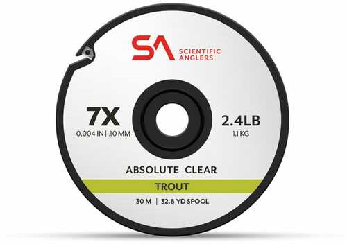 Scientific Anglers Absolute Trout Tippet 30M 4X Clear