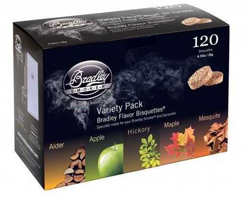 Bradley Flavor Bisquettes-5 Variety 120Pk