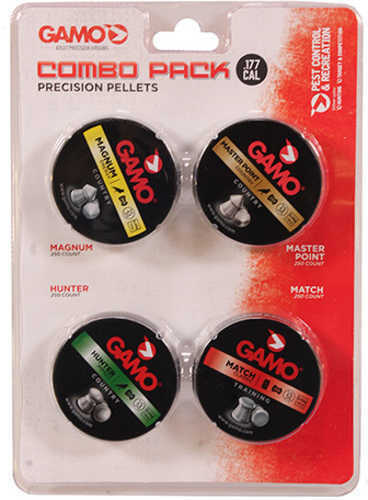 Gamo Combo Pack 1000 Assorted .177 Cal Hunting Pellets