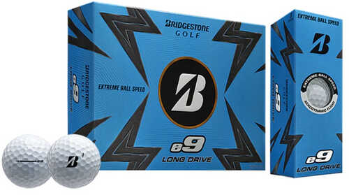 Bridgestone E9 Long Drive Golf Ball-white-dozen