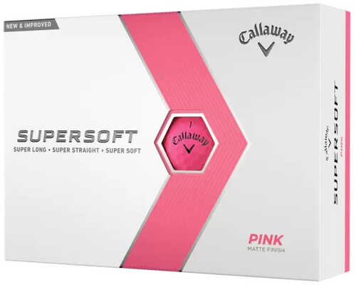 Callaway Golf 2023 Supersoft Ball-matte Pink 12pk
