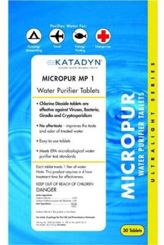 Katadyn Micropur Purification Tablets 30 Pack