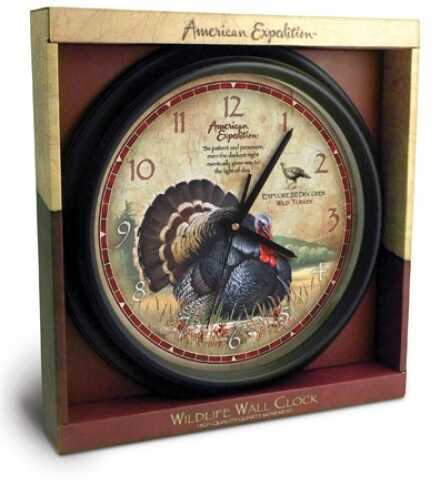 American Expedition Wall Clock - Wild Turkey