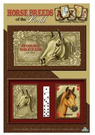Rivers Edge New Horse Cards & Dice In Gift Tin