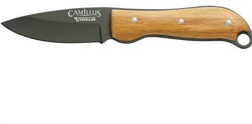 Camillus 10'' Carbonitride Titanium Knife W/Bamboo Handle