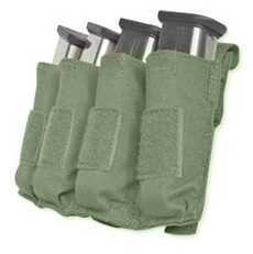 T ACP rogear OD Green Quad Pistol Mag Pouch With Griptite