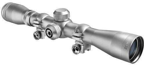 Barska 4X32mm IR Plinker-22 Silver Scope With Rings Md: AC10041
