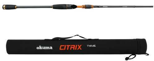 Okuma Citrix Travel Rod 4Pc Spinning Rod 6ft 6In Medium Light With Case