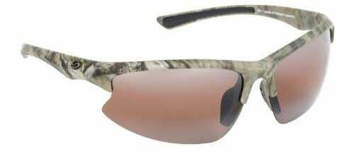Strike King Lures S11 Optics Polarized Sunglasses (Mossy Oak Dab/Amber) Md: SG-S1169