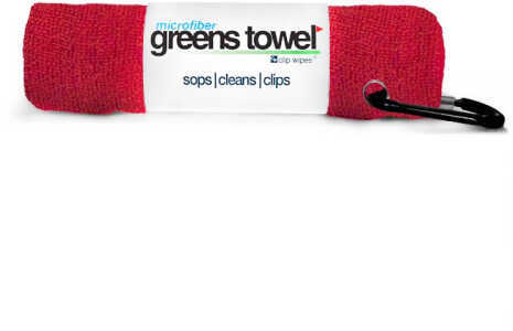 Greens Golf Towel-Red