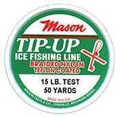 Mason 12Tb-30 Tip-Up Line 30 Lb 50 Yards Black 12 Spools Per Box
