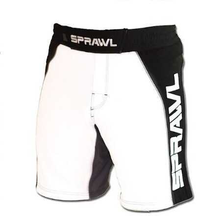 Sprawl Fusion II Shorts White/Black/Gray Size 36