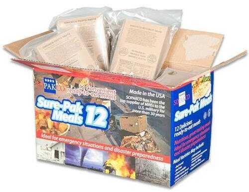 Sopakco Sure Pak Meals W/Heaters 12Pack