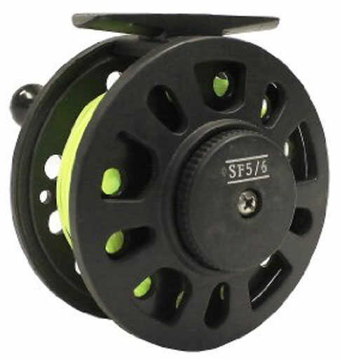 Shu-Fly Graphite Disc Drag 5/6 Wt Fly Reel With WF6F Wt Line