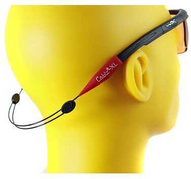 Cablz Zipz Adjustable Sunglasses Holder Red/Black 14In