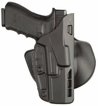 Safariland 7TS ALS Open Top Concealment Paddle Holster for Glock 26/27, Plain Black, Right Hand Md: 7378-183-411