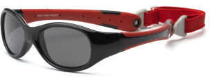 Real Kids Black/Red Flex Fit Removable Band Smoke Lens 0+