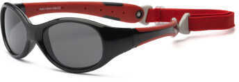 Real Kids Black/Red Flex Fit Removable Band Smoke Lens 2+