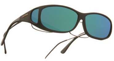 Cocoons MS Fitover Black Frame/Green Mirror Sunglasses