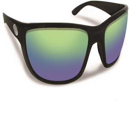 Flying Fisherman Cay Sal Black/Amber Green Mirror Sunglasses