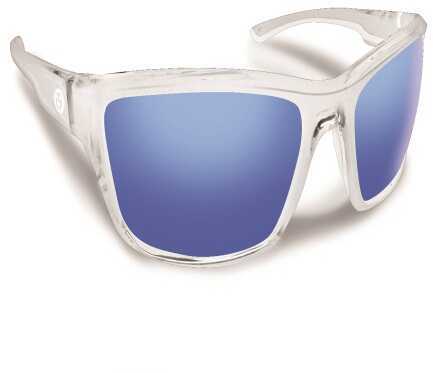 Flying Fisherman Cove Crystal W/Smoke Blue Mirror Sunglasses