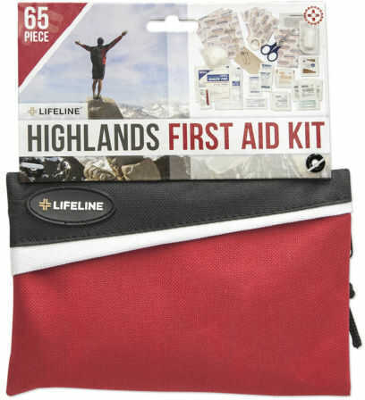 Lifeline Highlands Emergency First Aid Pack 65 Pieces