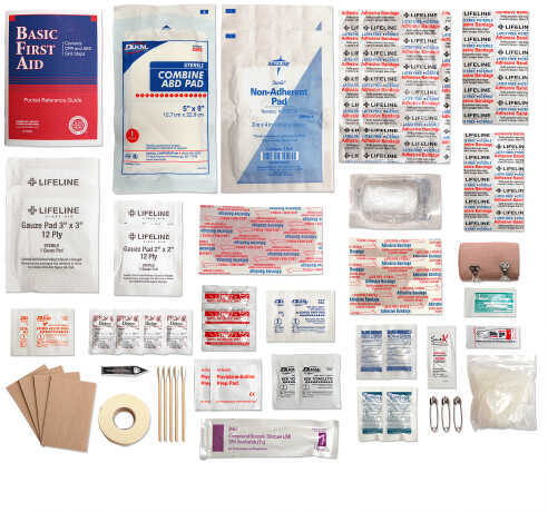 Lifeline Trail Light 3 Survival First Aid Kit 72 Pieces