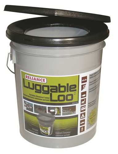 Reliance Luggable Loo Portable Toilet in Gray