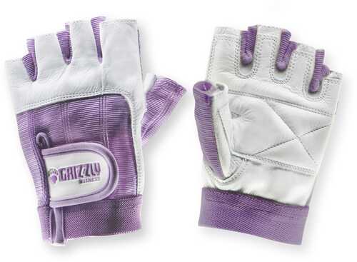 Grizzly Womens Purple Paw Gloves - XS