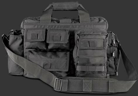Kilimanjaro Tectus Tactical Briefcase Conceal Carry Bag, Black Md: 910122