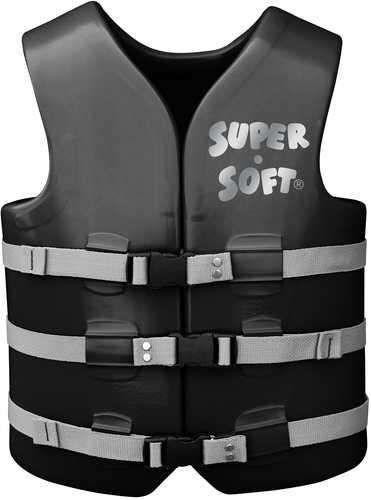 TRC Recreation Adult Super Soft USCG Vest Small - Black
