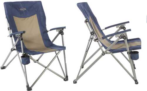 Kamp-Rite 3 Position Hard/Arm Reclining Chair w/Cup Holder