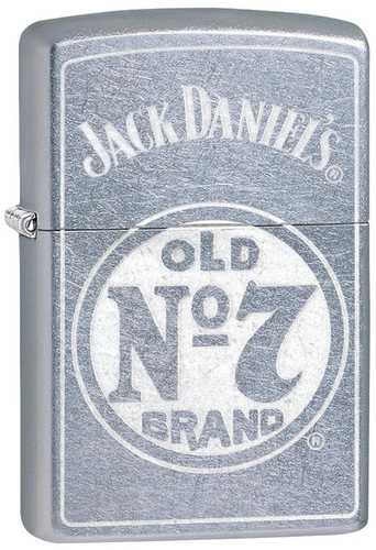 Zippo Street Chrome Jack Daniel Design Lighter