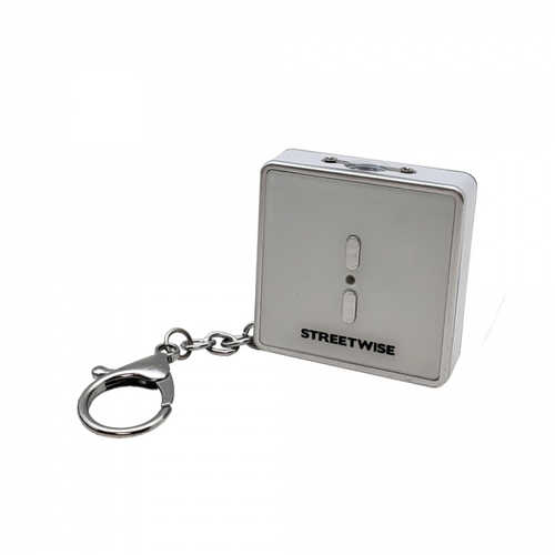 Cutting Edge Square Off 26m Keychain Stun Gun White