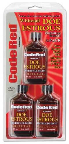 Code Blue Red Doe Estrus 3-Pack 2Oz Bottles OA1191