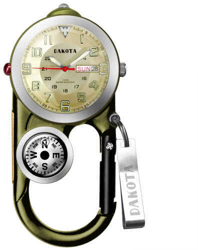 Dakota Watch Company Moss Green Angler II Clip