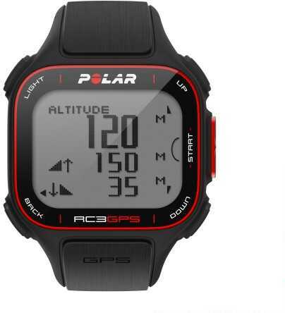 Polar Rc3 GPS Heart Rate Monitor Sports Watch Black