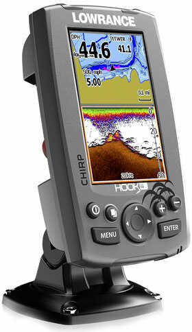 Lowrance Hook-4 Mid/High/DownScan Fishfinder/Chartplotter