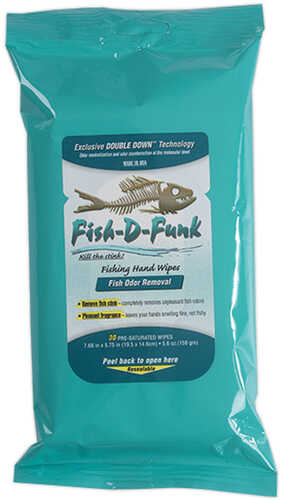 FISH-D-FUNK Wipes Stink Removal 30/Pouch