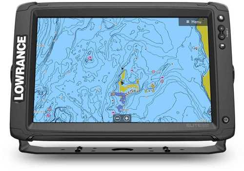 Lowrance Elite-12 Ti2 C-MAP HDI A I Transducers Y Cable