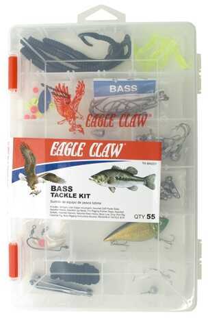 Eagle Claw Bass Tackle Kit W/Utility Box TK-Bass1