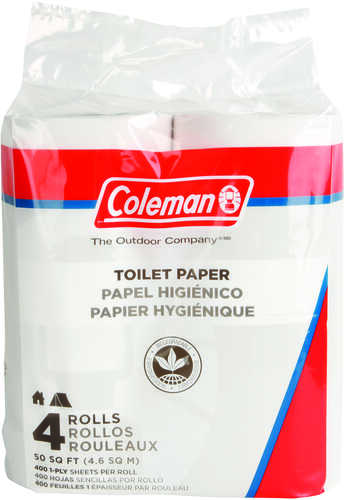 Coleman 4 Pack Toilet Paper White 2000014861